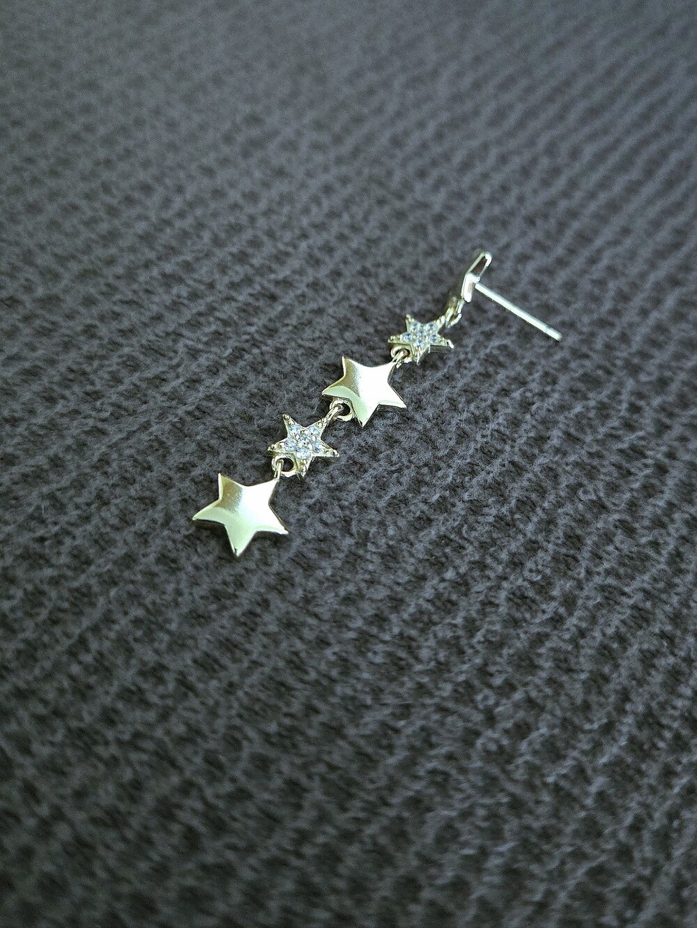 Argento Vivo Cascading⛲ Stars⭐ Earrings - Picture 5 of 15
